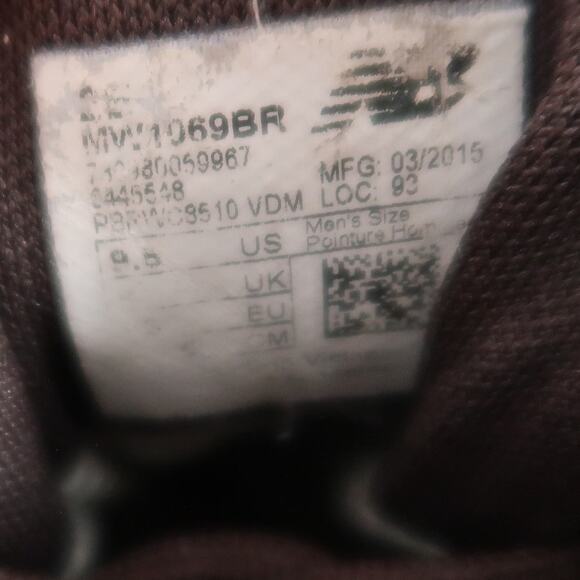 New Balance Shoes Mens 9.5 2E Athletic Trainers 1069 GTX Leather Walking Sneaker main image 4